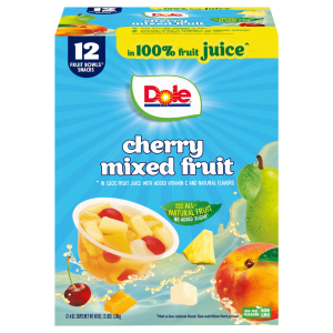 Dole Mixed Fruit in 100% Fruit Juice Cherry