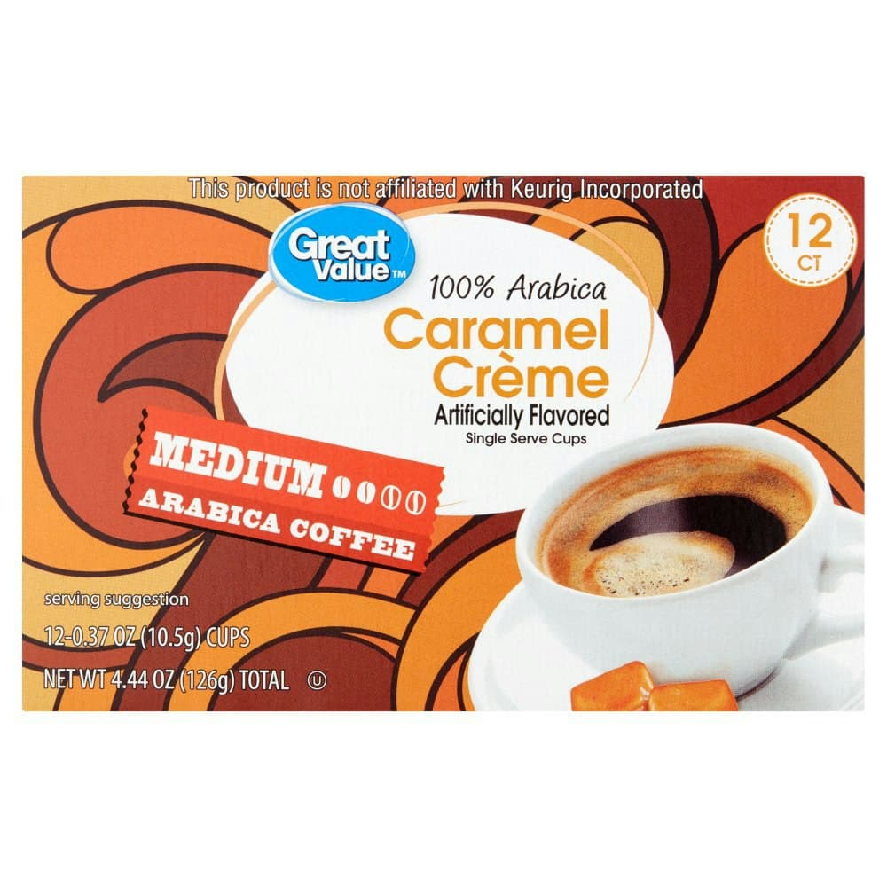 Great Value 100% Arabica Caramel Cr√me Medium Arabica Coffee