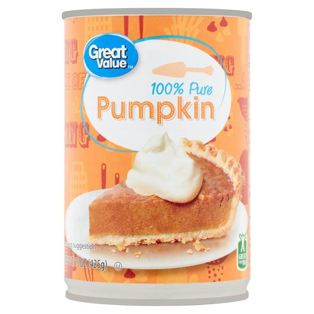Great Value 100% Pure Pumpkin