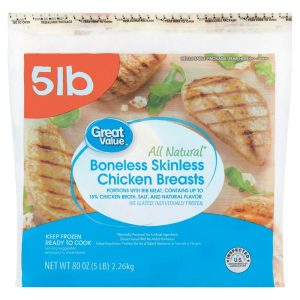 Great Value All Natural Boneless Skinless Chicken Breasts