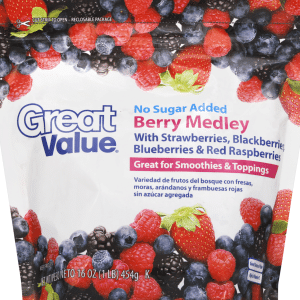 Great Value No Sugar Added Berry Medley