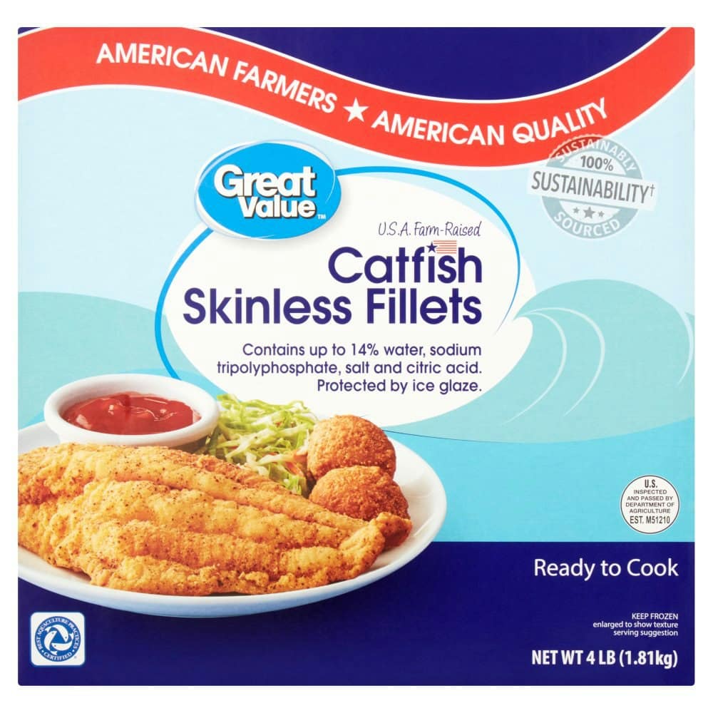 Great Value Frozen Catfish Fillets