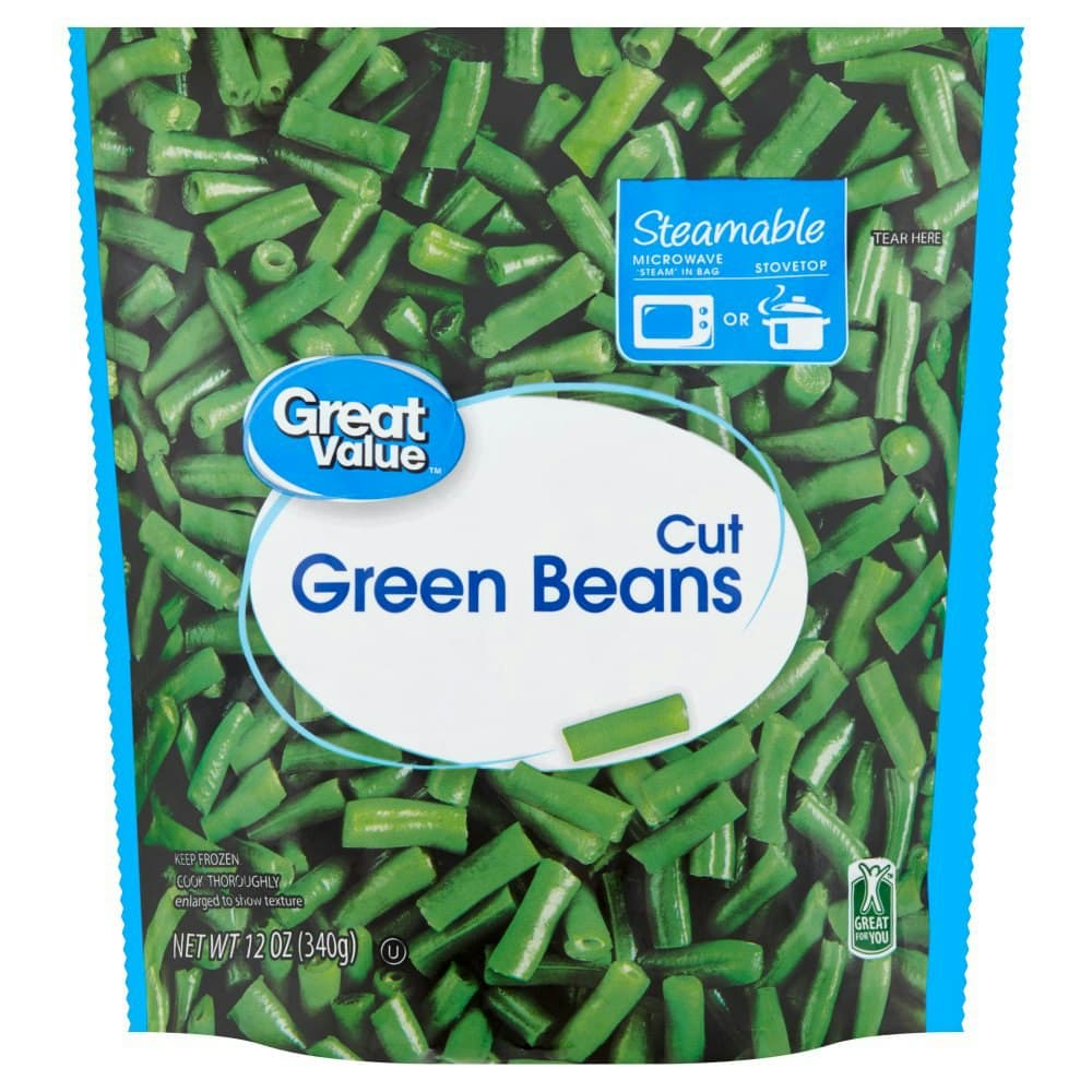 Great Value Cut Green Beans Frozen