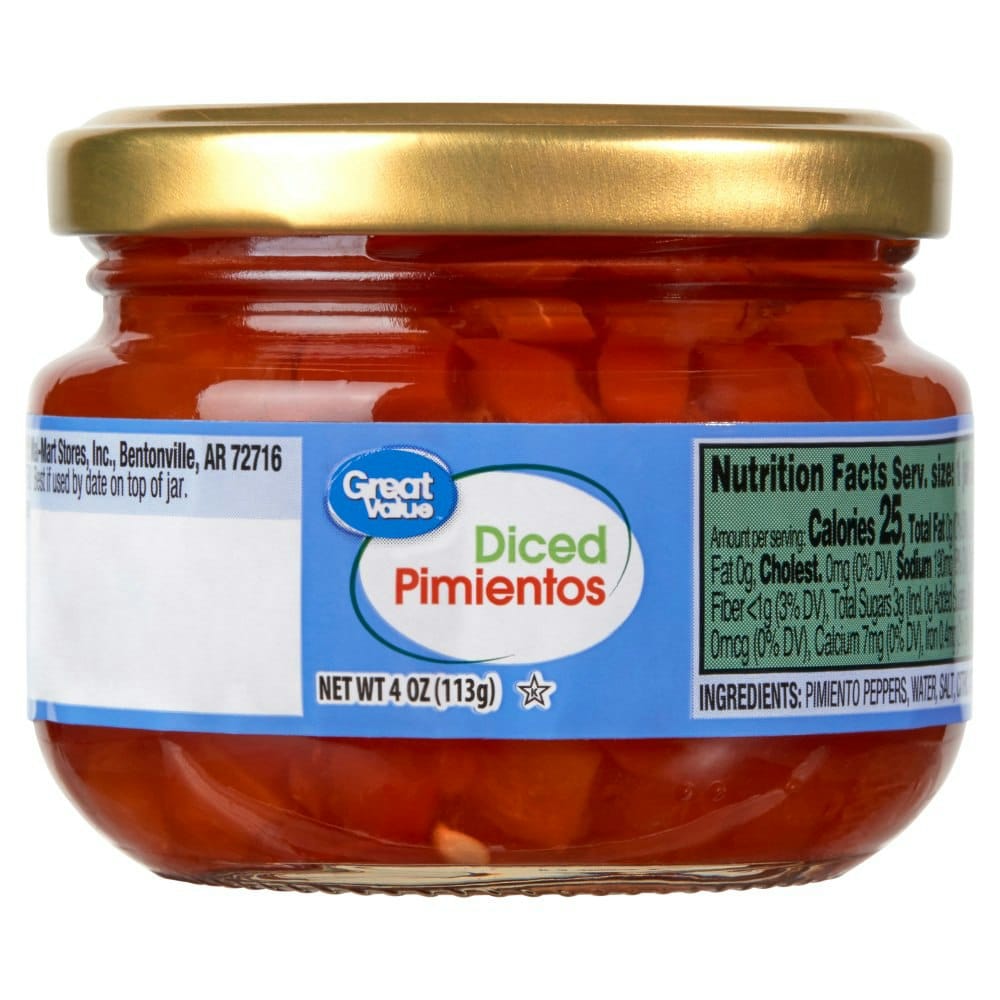 Great Value Diced Pimientos