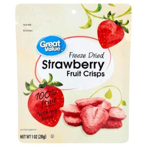 Great Value Freeze Dried Strawberry Fruit Crisps