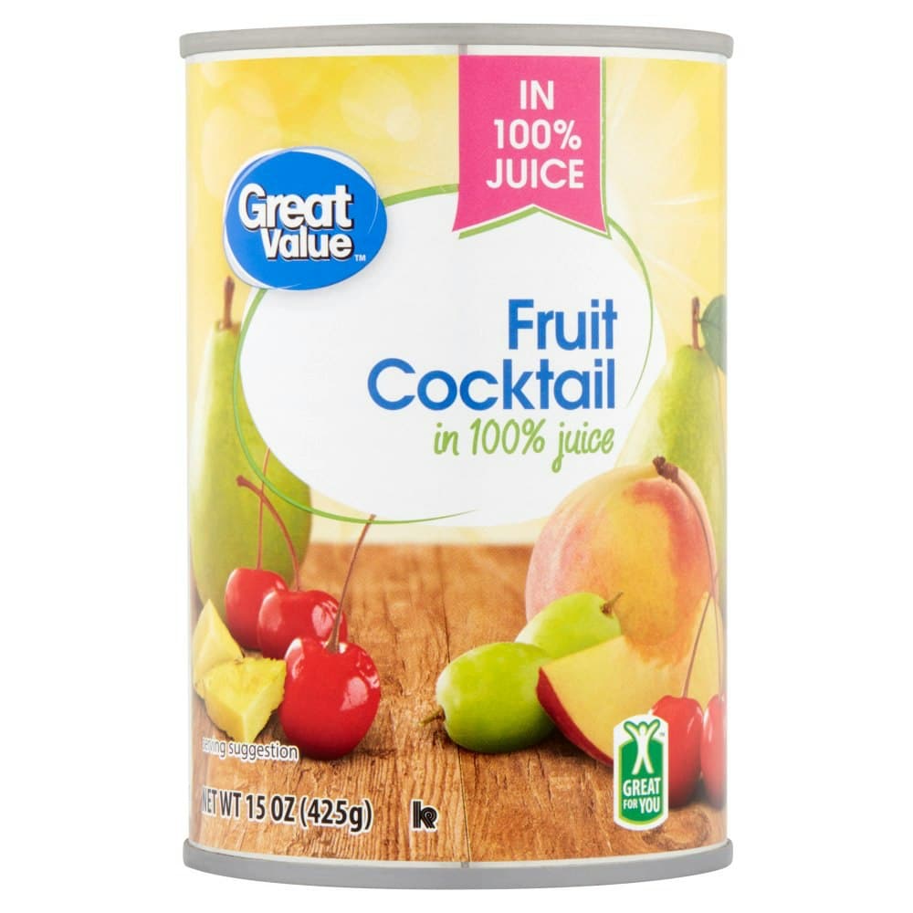 Great Value Fruit Cocktail in 100% Juice