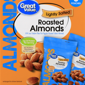 Great Value Lightly Salted Roasted Almonds