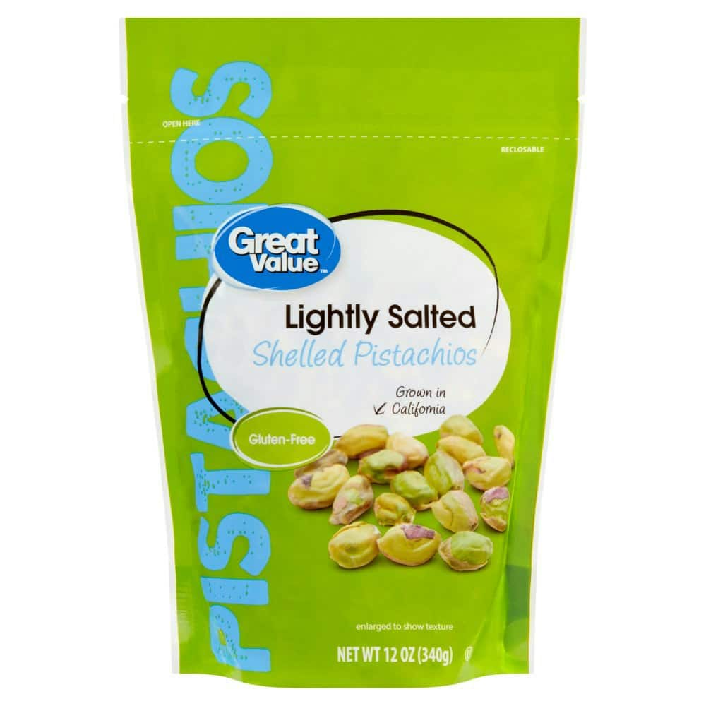 Great Value Lightly Salted Shelled Pistachios