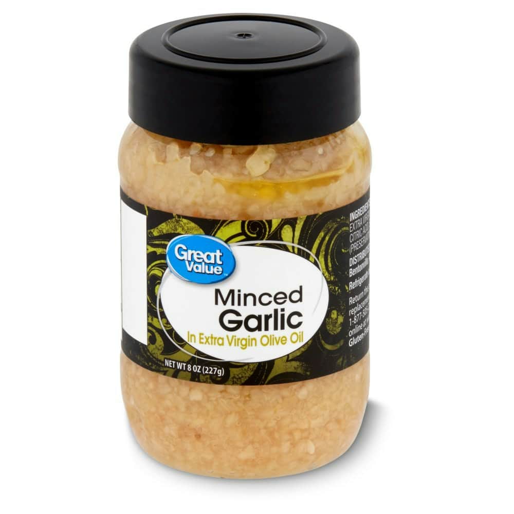 Great Value Minced Garlic in Extra Virgin Olive Oil