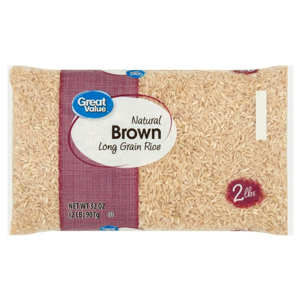 Great Value Natural Brown Long Grain Rice