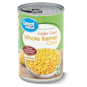 Great Value No Salt Added Golden Sweet Whole Kernel Corn