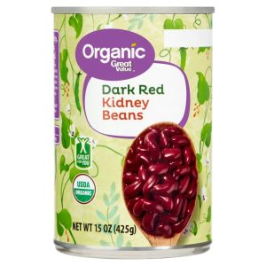 Great Value Organic Dark Red Kidney Beans