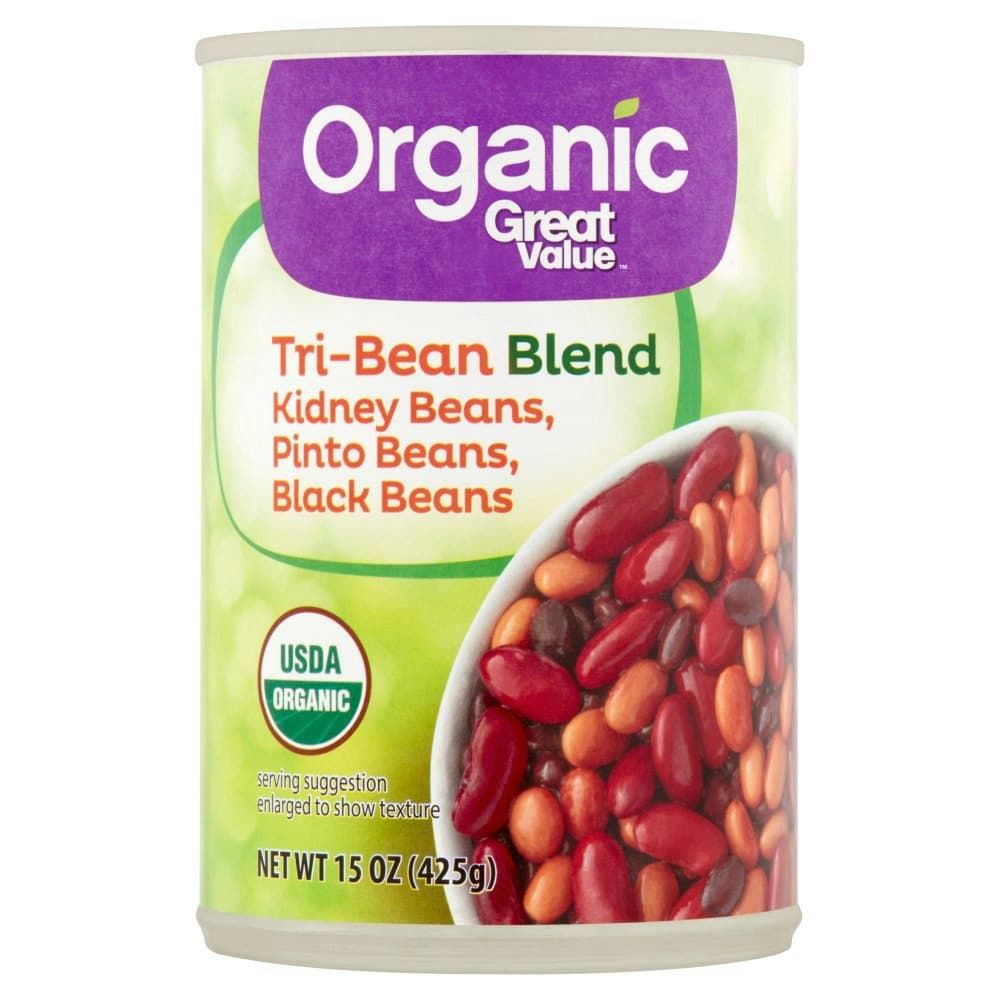 Great Value Organic Tri-Bean Blend