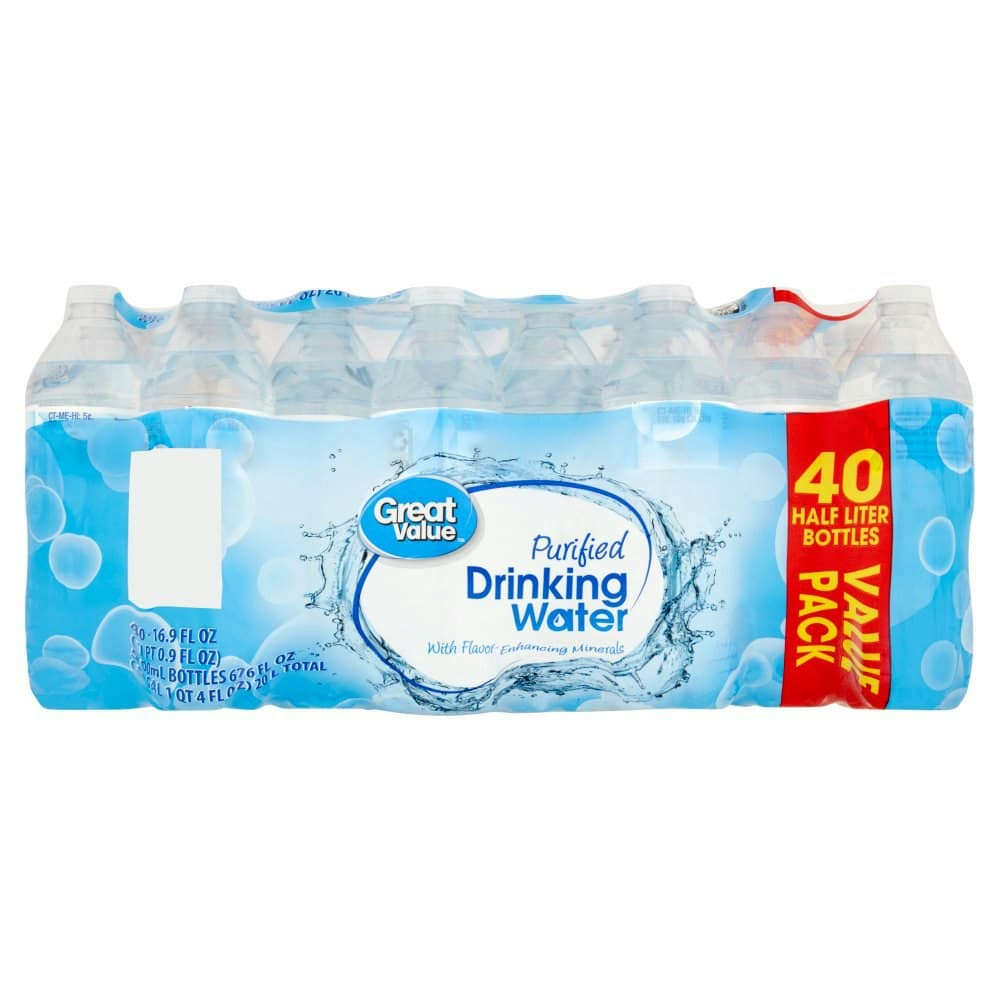 Great Value Purified Drinking Water Value Pack