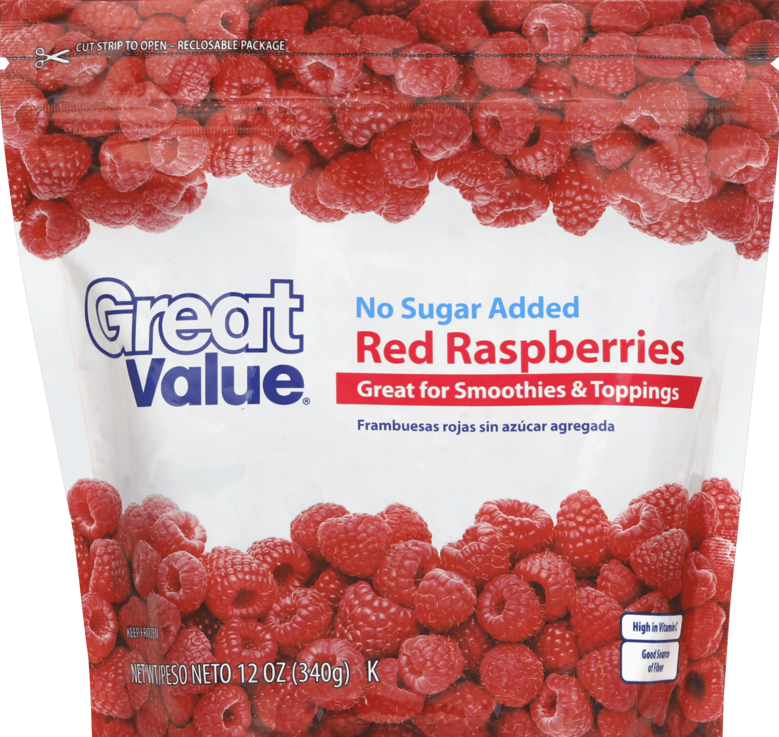 Great Value Red Raspberries