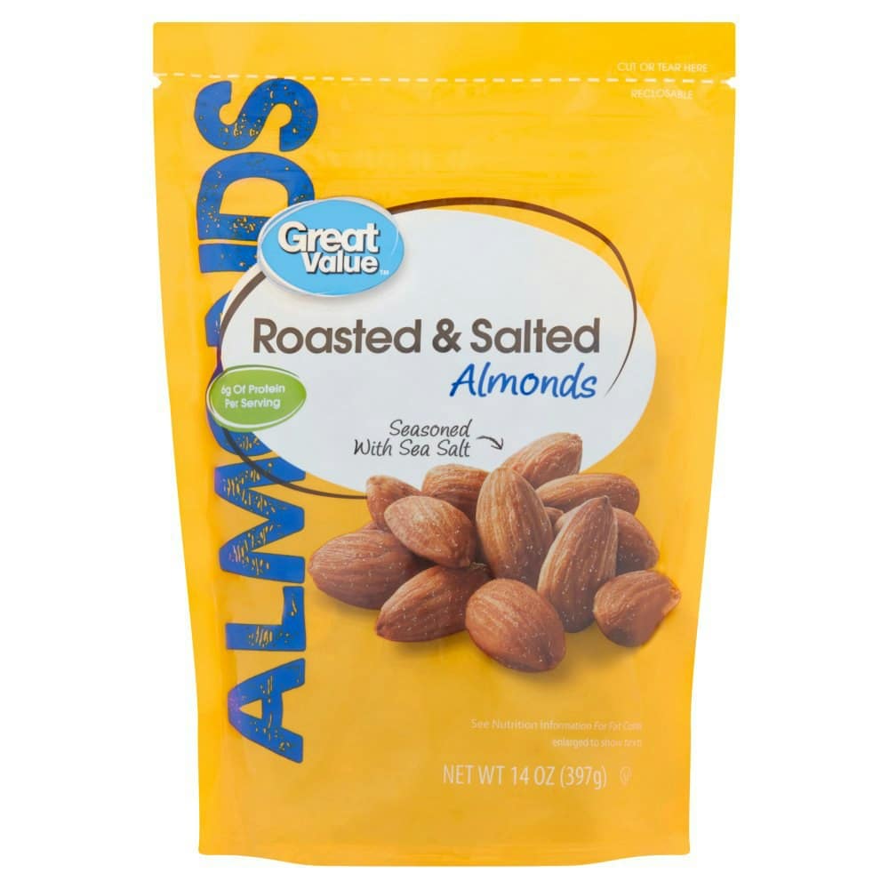 Great Value Roasted & Salted Almonds