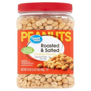 Great Value Roasted & Salted Cocktail Peanuts