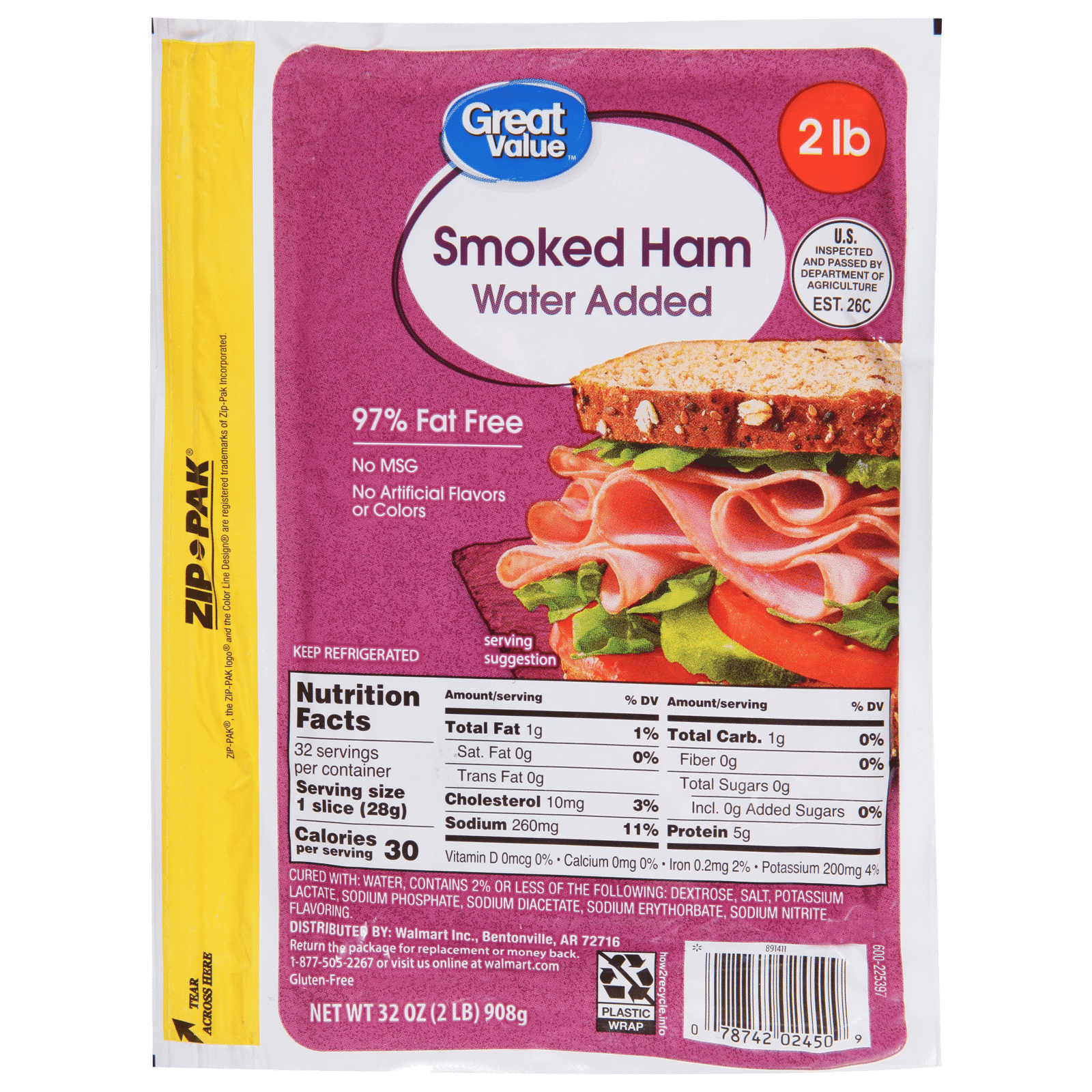 Great Value Smoked Ham