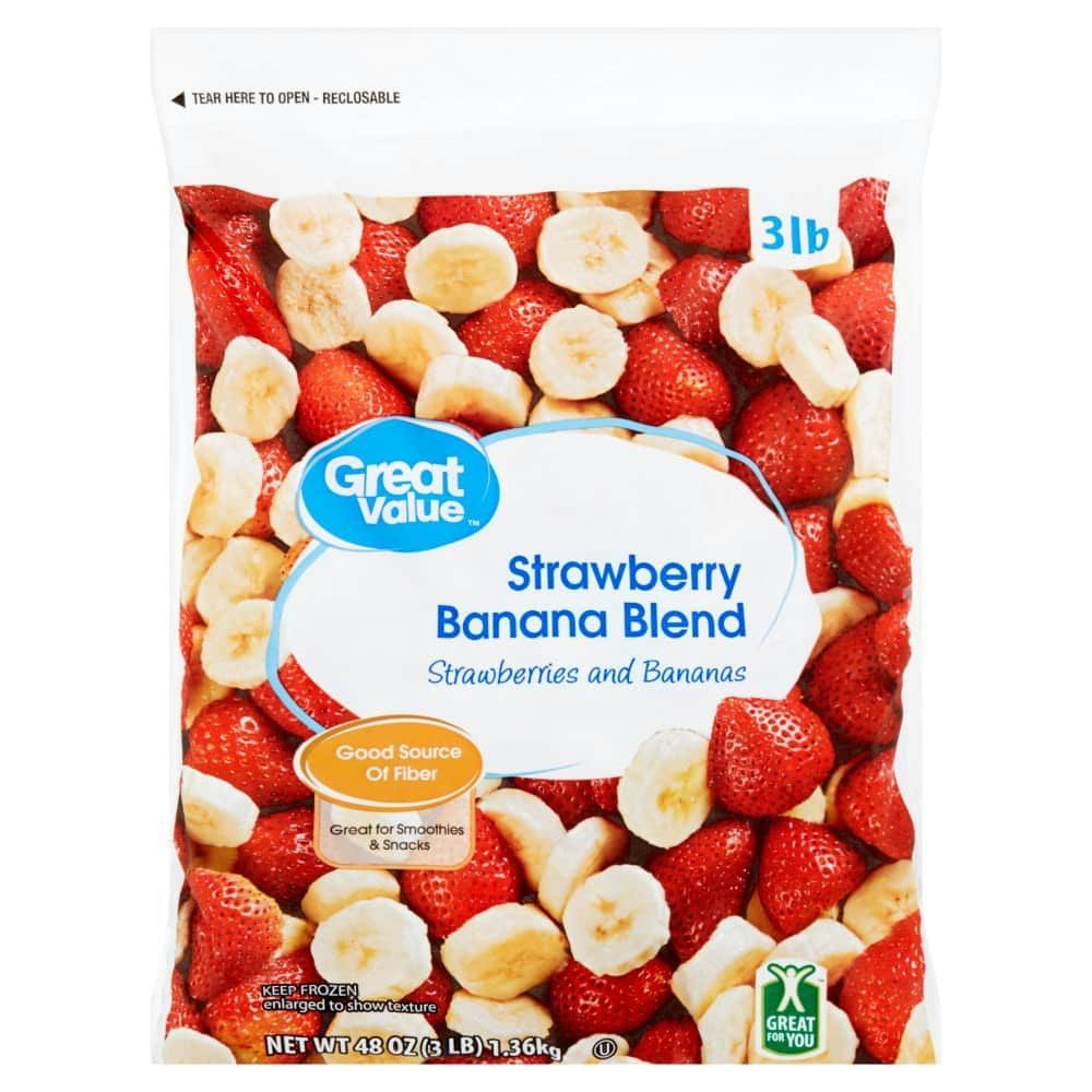 Great Value Strawberry Banana Blend
