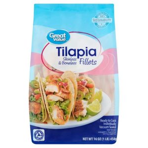 Great Value Tilapia Skinless & Boneless Fillets