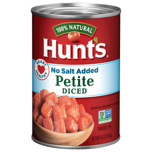 Hunt's Tomatoes Petite Diced No Salt Added