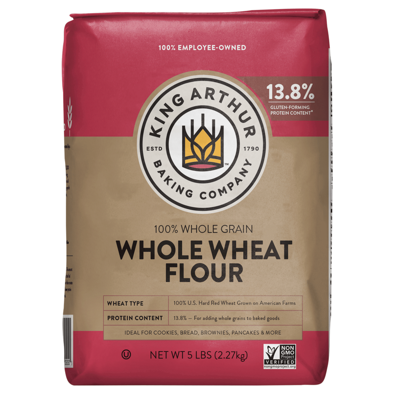 King Arthur Baking Company Flour Whole Wheat