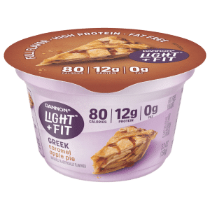 Dannon Light & Fit Nonfat Greek Yogurt Caramel Apple Pie