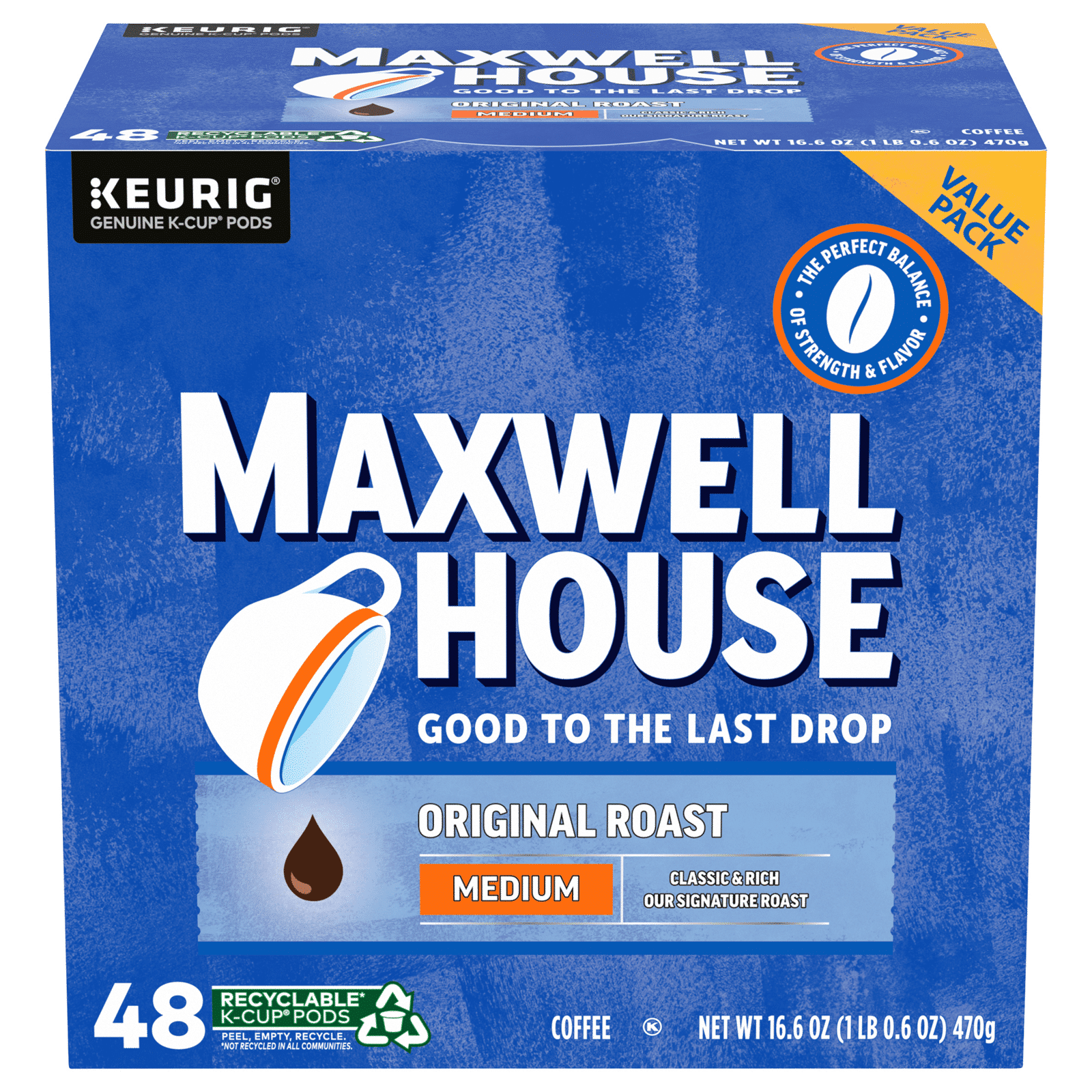 Maxwell House Ground Coffee Medium The Original Roast