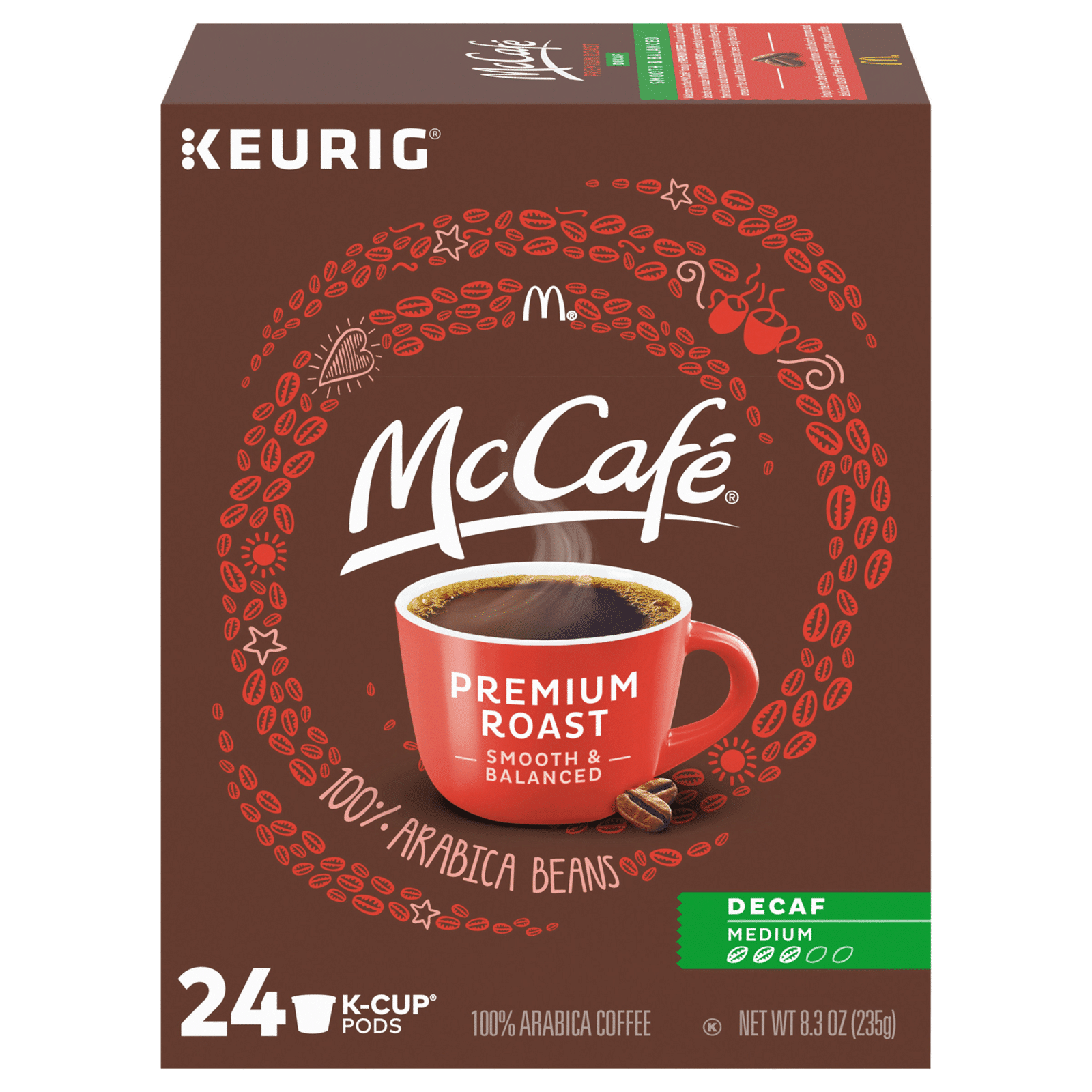 McCafe Premium Roast Medium Smooth & Balanced Decaf
