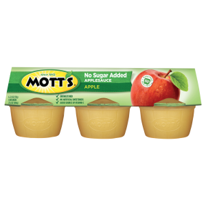 Mott's Applesauce Unsweetened Apple Cups