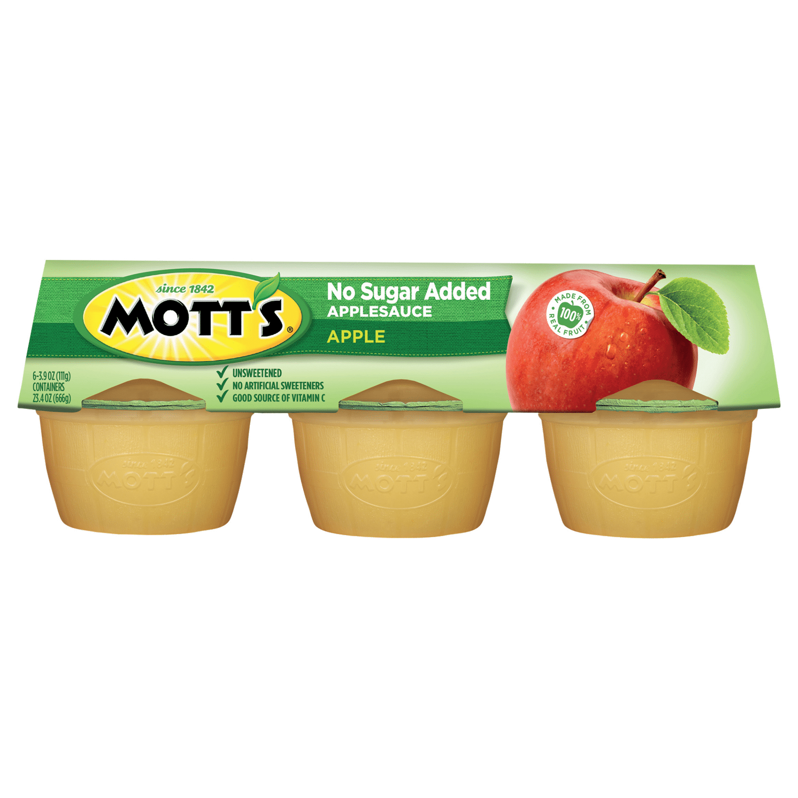 Mott's Applesauce Unsweetened Apple Cups