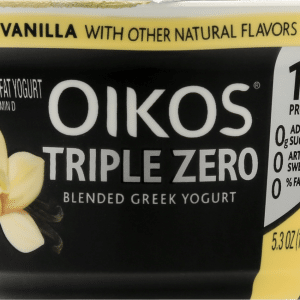 Oikos Triple Zero Blended Greek Nonfat Yogurt Vanilla