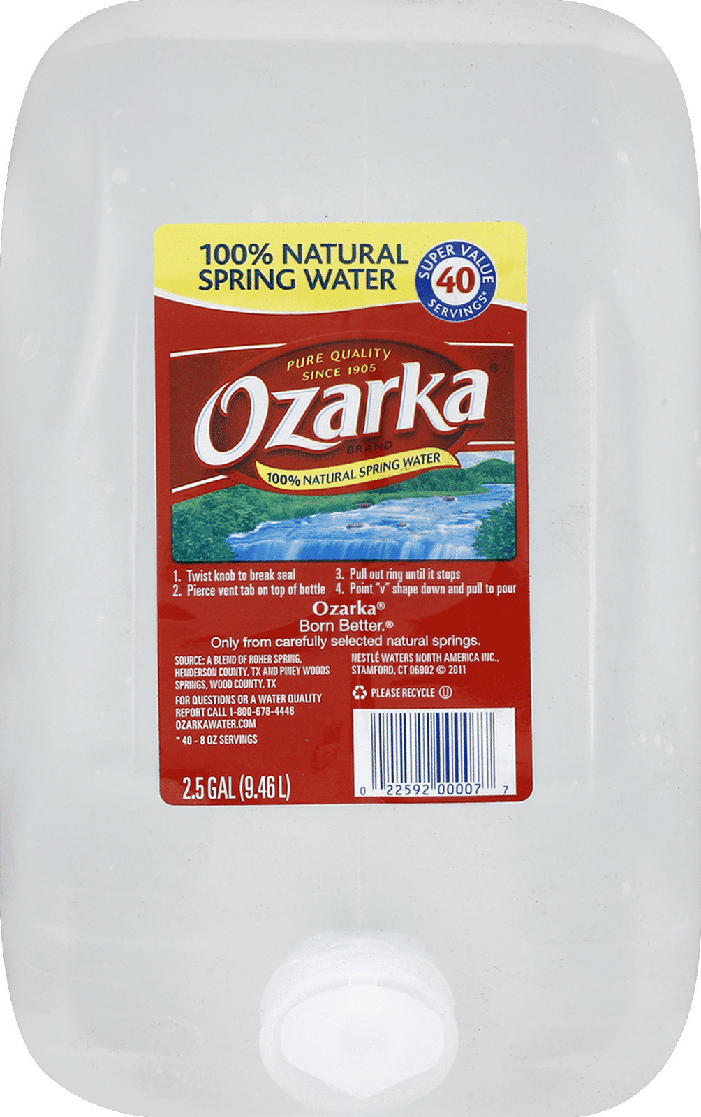 Ozarka 100% Natural Spring Water