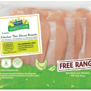 PERDUE Harvestland Free Range Fresh Thin Sliced Boneless Skinless Chicken Breasts