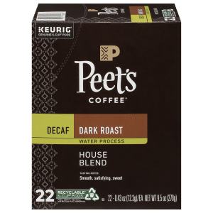 Peet's Coffee  Dark Roast  Decaf Coffee K-Cup Pods