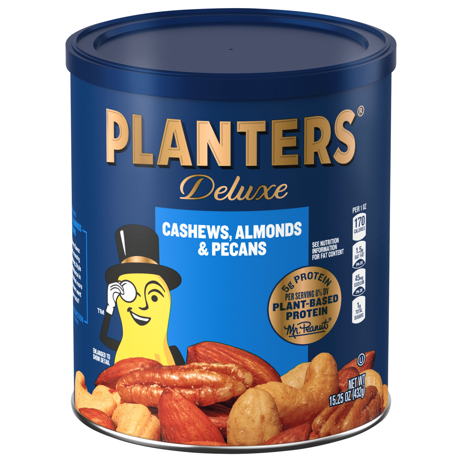 Planters Deluxe Cashews Almonds and Pecans