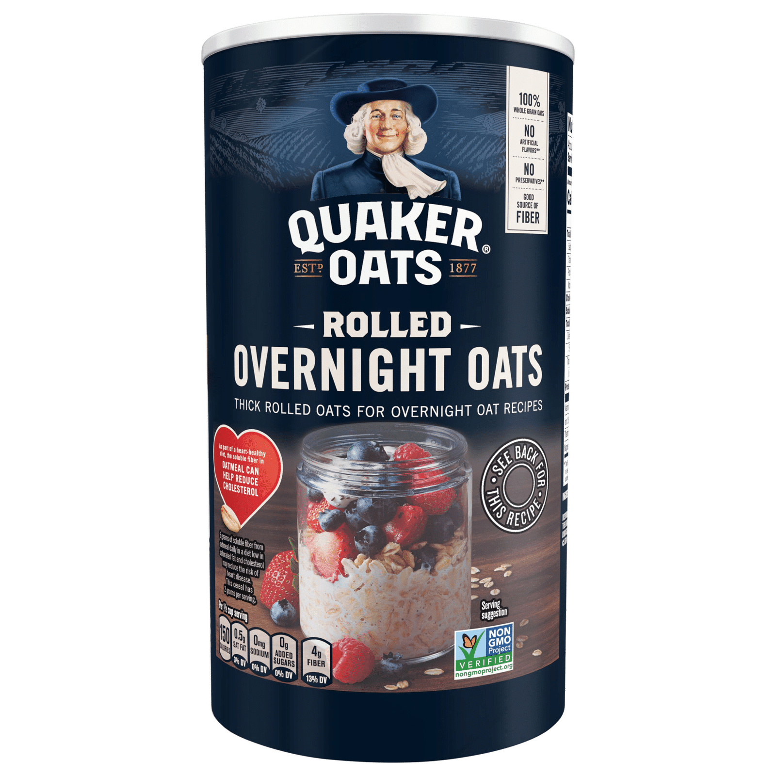 Quaker Oats Rolled Overnight Oats