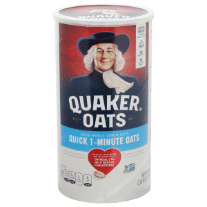 Quaker Oats 100% Whole Grain Oats Quick 1-Minute