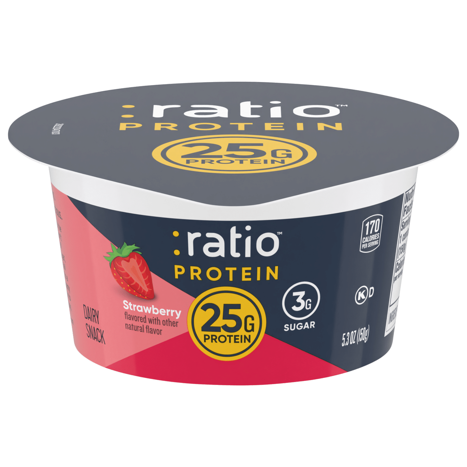 :Ratio Protein Dairy Snack Strawberry
