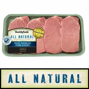 Smithfield All Natural Fresh Pork Chops Boneless