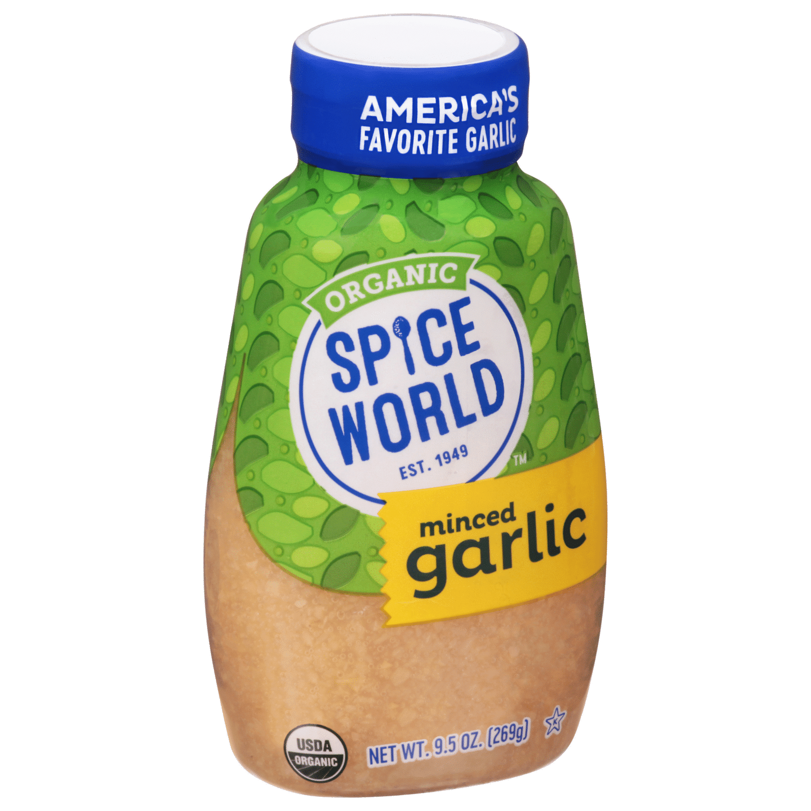 Spice World Minced Garlic Organic