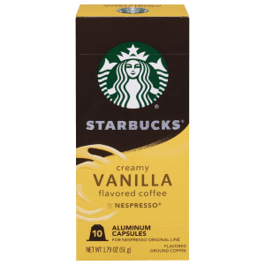 Starbucks Ground Creamy Vanilla Coffee Capsules