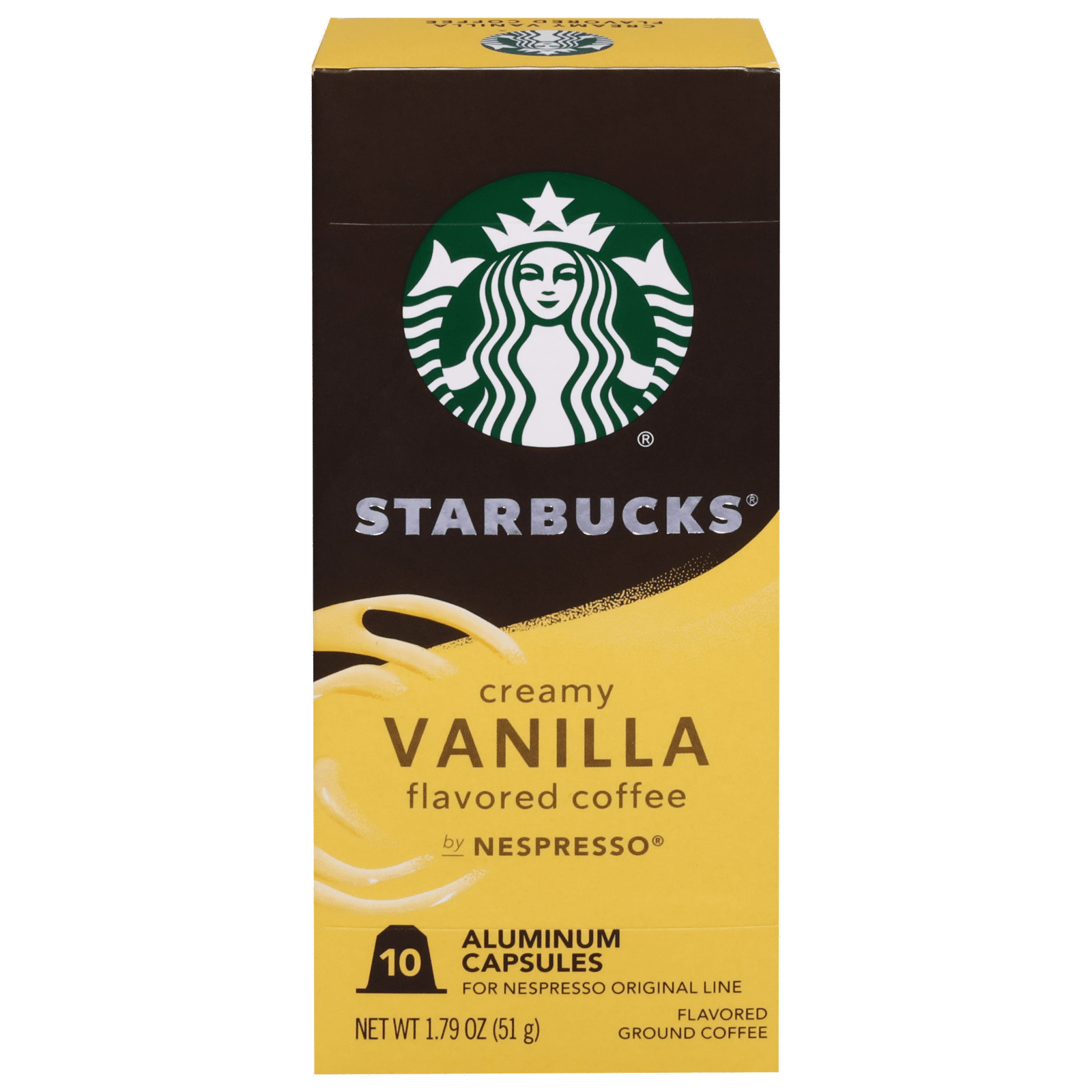 Starbucks Ground Creamy Vanilla Coffee Capsules