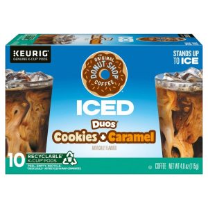 The Original Donut Shop Iced Duos Cookies + Caramel Coffee K-Cup Pods