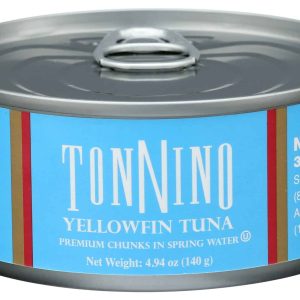 Tonnino Premium Yellowfin Tuna Chunks In Spring Water
