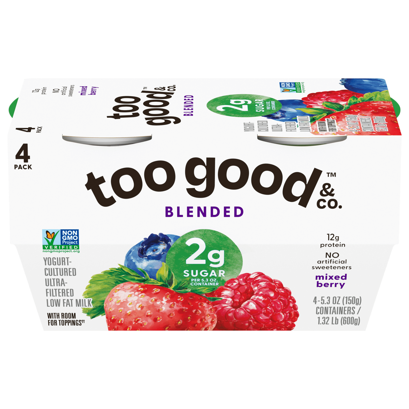Too Good & Co. BlendedYogurt Mixed Berry