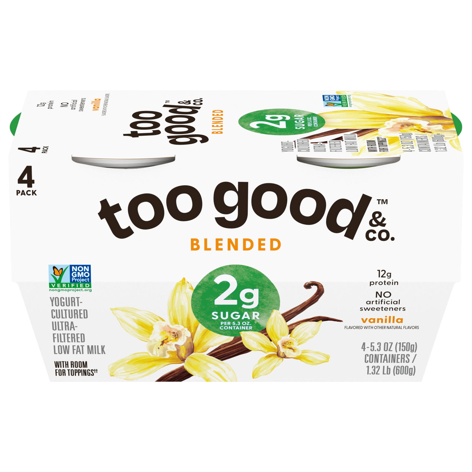 Two Good Lowfat Greek Yogurt Vanilla