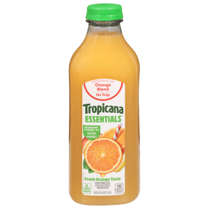 Tropicana Essentials Orange Juice Blend No Pulp