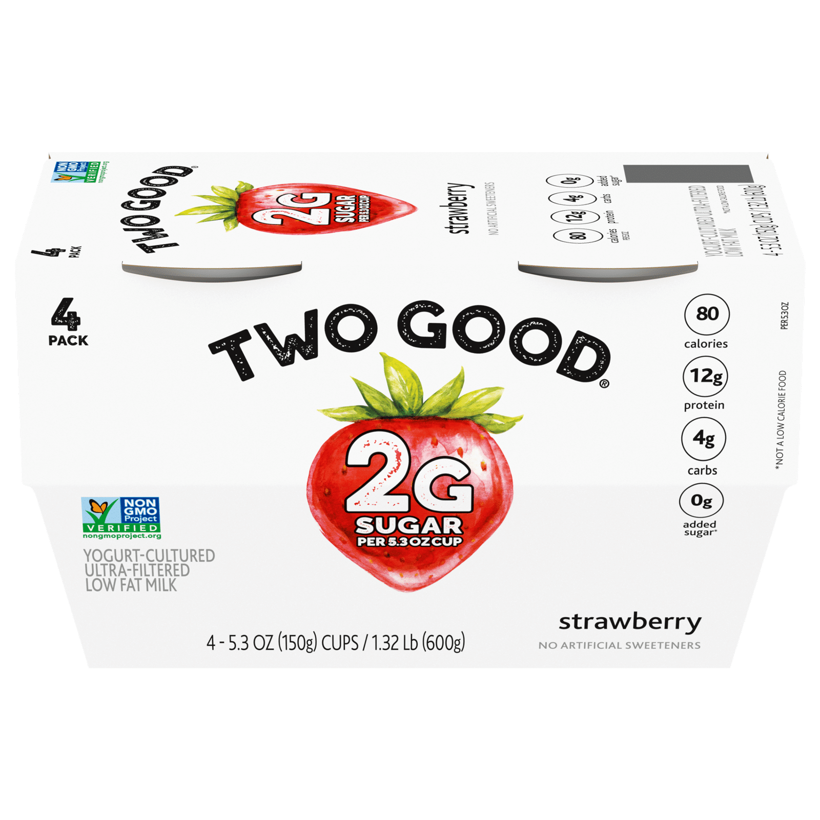 Two Good Light & Fit Yogurt Strawberry