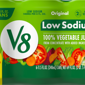 V8 Low Sodium Original 100% Vegetable Juice